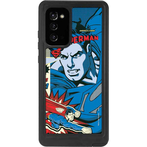 DC Comics Superman America's Hero Galaxy Note20 5G Waterproof Case