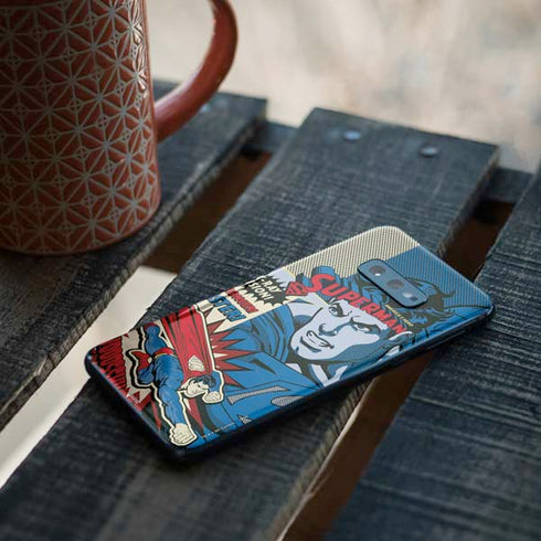 DC Comics Superman America's Hero Galaxy S10e Skin