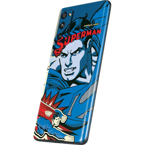 DC Comics Superman America's Hero Galaxy S20 Fan Edition Skin