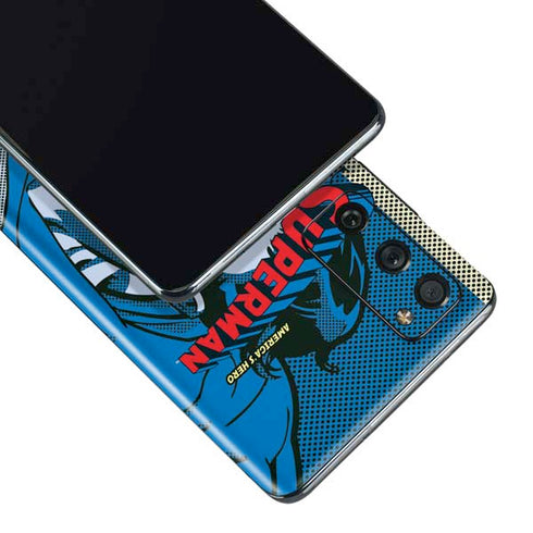 DC Comics Superman America's Hero Galaxy S20 Fan Edition Skin