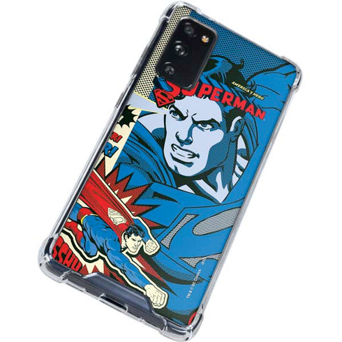 DC Comics Superman America's Hero Galaxy S20 FE Clear Case