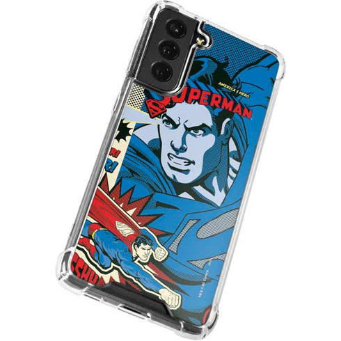 DC Comics Superman America's Hero Galaxy S22 Plus Clear Case