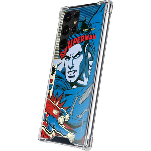 DC Comics Superman America's Hero Galaxy S22 Ultra Clear Case