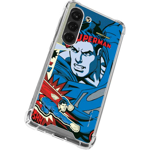 DC Comics Superman America's Hero Galaxy S23 Clear Case