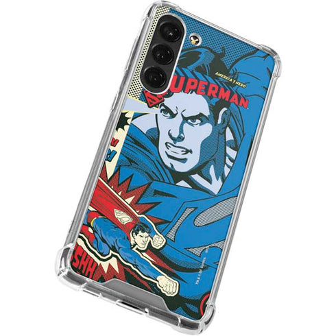 DC Comics Superman America's Hero Galaxy S23 Plus Clear Case