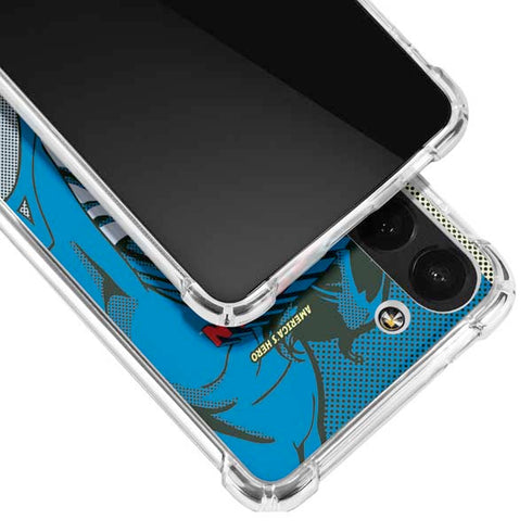 DC Comics Superman America's Hero Galaxy S23 Plus Clear Case