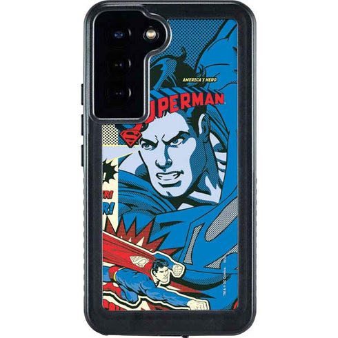 DC Comics Superman America's Hero Galaxy S23 Plus Waterproof Case