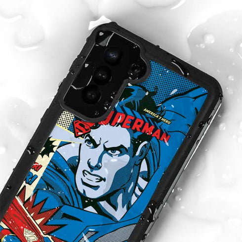 DC Comics Superman America's Hero Galaxy S23 Plus Waterproof Case