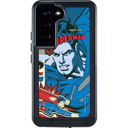 DC Comics Superman America's Hero Galaxy S23 Waterproof Case