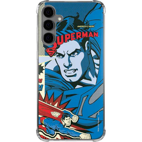 DC Comics Superman America's Hero Galaxy S24 Plus Clear Case