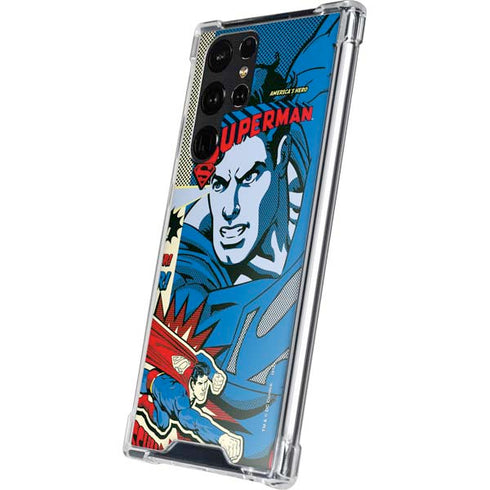 DC Comics Superman America's Hero Galaxy S24 Ultra Clear Case