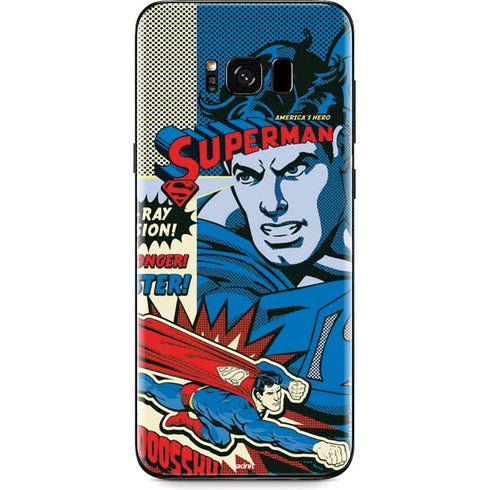 DC Comics Superman America's Hero Galaxy S8 Skin