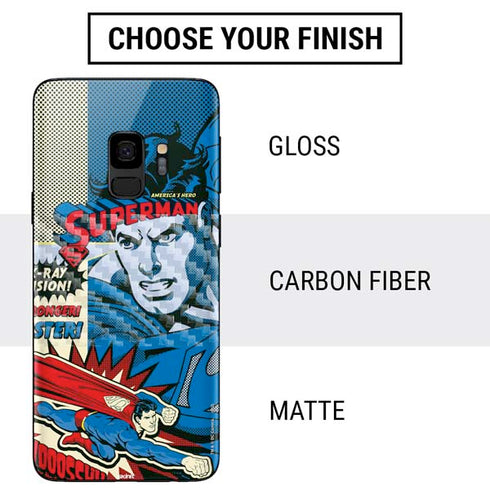DC Comics Superman America's Hero Galaxy S9 Skin
