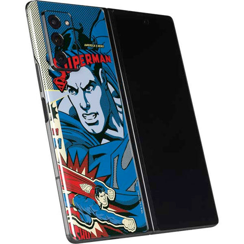 DC Comics Superman America's Hero Galaxy Z Fold2 5G Skin