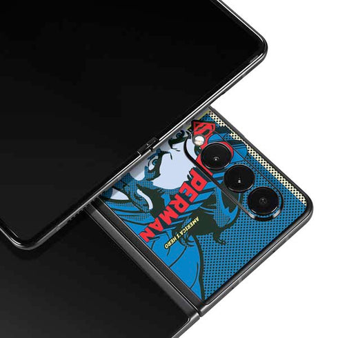 DC Comics Superman America's Hero Galaxy Z Fold3 5G Skin