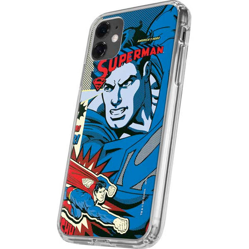 DC Comics Superman America's Hero iPhone 11 Clear Case