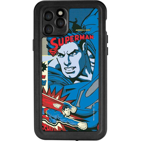 DC Comics Superman America's Hero iPhone 11 Pro Waterproof Case
