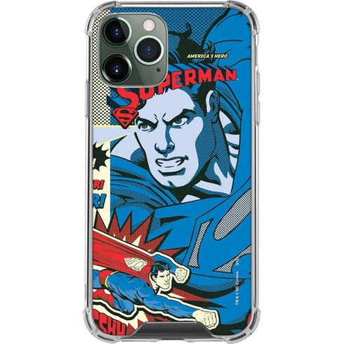 DC Comics Superman America's Hero iPhone 12 Pro Clear Case
