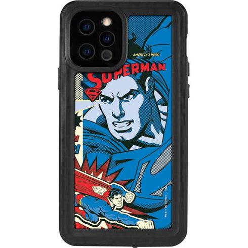 DC Comics Superman America's Hero iPhone 12 Pro Waterproof Case