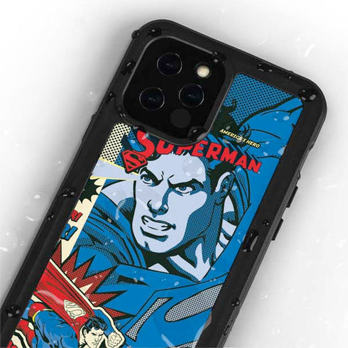 DC Comics Superman America's Hero iPhone 12 Pro Waterproof Case
