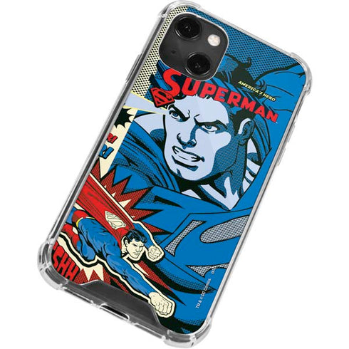 DC Comics Superman America's Hero iPhone 13 Mini Clear Case