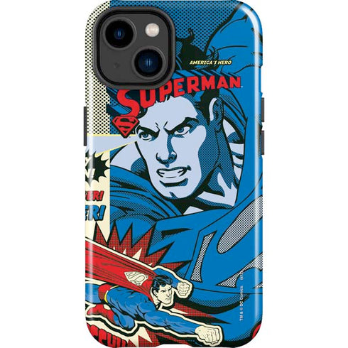 DC Comics Superman America's Hero iPhone 14 Plus Impact Case