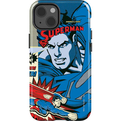 DC Comics Superman America's Hero iPhone 15 Impact Case
