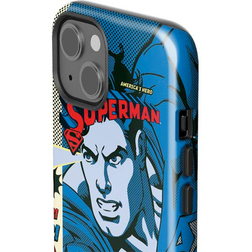 DC Comics Superman America's Hero iPhone 15 Impact Case