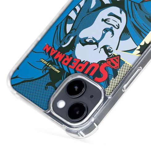 DC Comics Superman America's Hero iPhone 15 Plus MagSafe Case