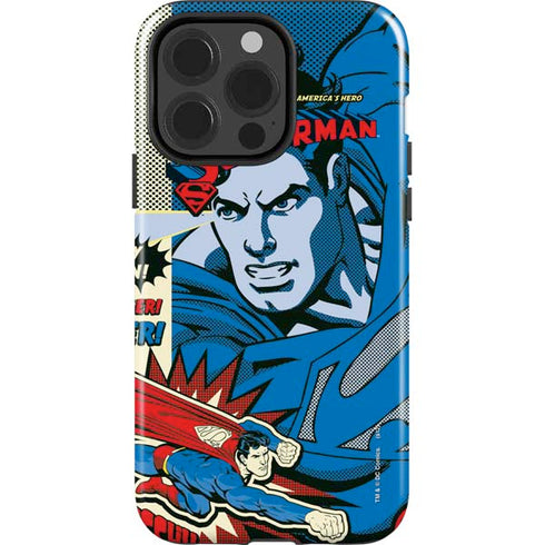 DC Comics Superman America's Hero iPhone 15 Pro Impact Case