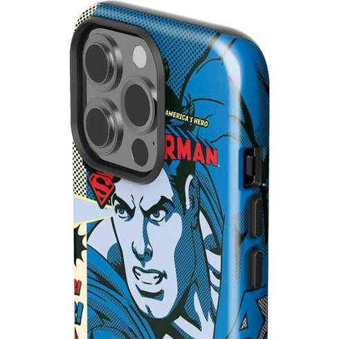 DC Comics Superman America's Hero iPhone 14 Pro Impact Case