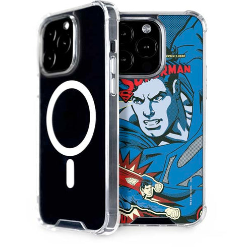 DC Comics Superman America's Hero iPhone 15 Pro MagSafe Case