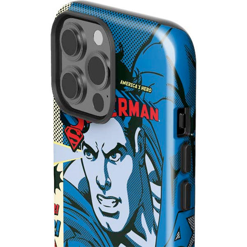 DC Comics Superman America's Hero iPhone 15 Pro Max Impact Case