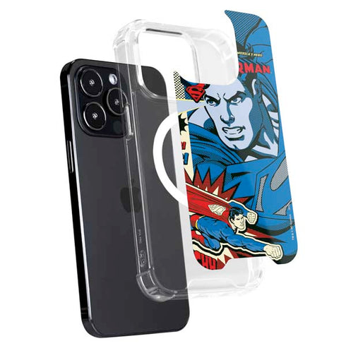 DC Comics Superman America's Hero iPhone 15 Pro Max MagSafe Case