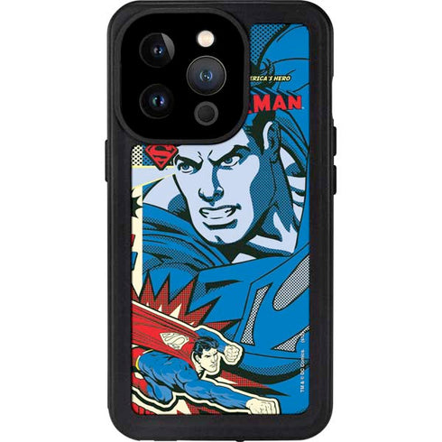 DC Comics Superman America's Hero iPhone 14 Pro Waterproof Case