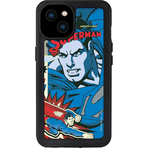 DC Comics Superman America's Hero iPhone 15 Plus Waterproof Case