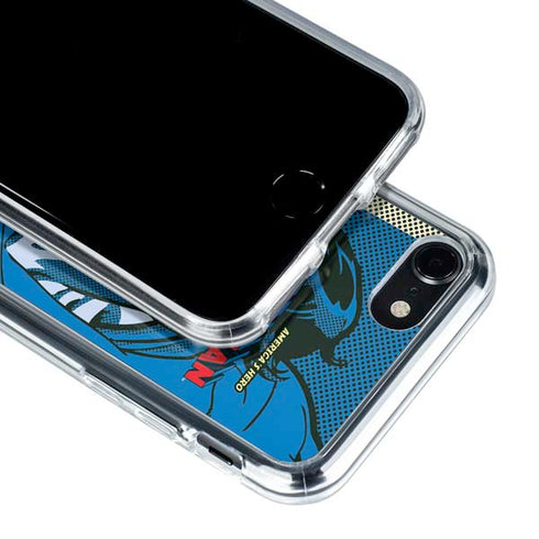 DC Comics Superman America's Hero iPhone SE (2nd & 3rd Gen) Clear Case
