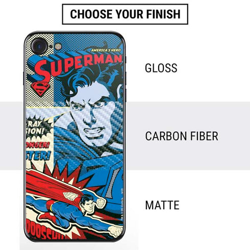 DC Comics Superman America's Hero iPhone SE (2nd & 3rd Gen) Skin