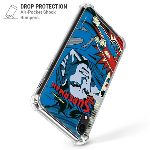 DC Comics Superman America's Hero iPhone XR Clear Case