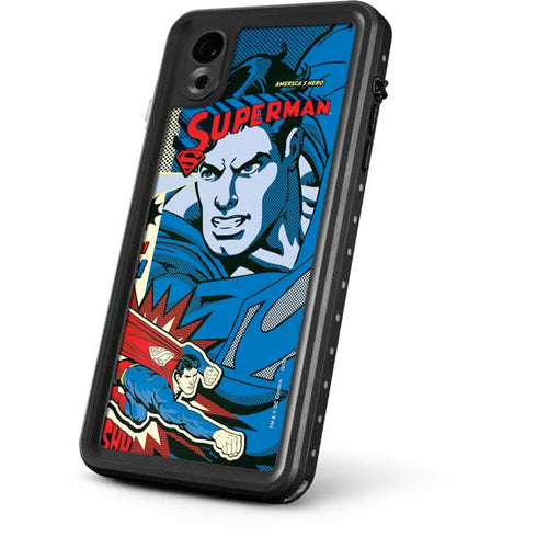 DC Comics Superman America's Hero iPhone XR Waterproof Case