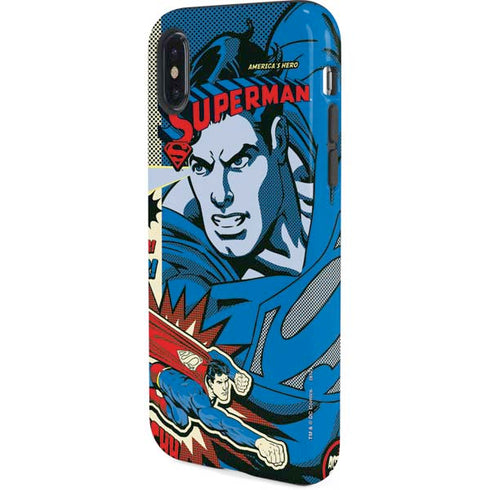 DC Comics Superman America's Hero iPhone XS Pro Case