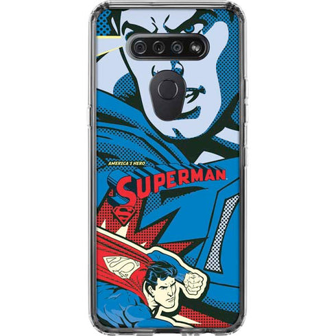 DC Comics Superman America's Hero LG K51/Q51 Clear Case