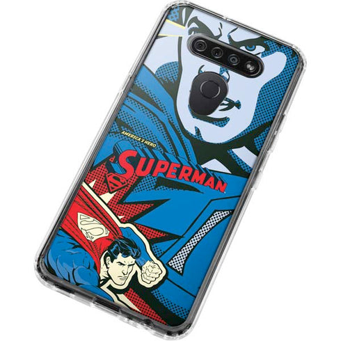 DC Comics Superman America's Hero LG K51/Q51 Clear Case