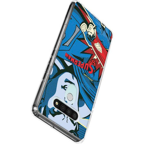 DC Comics Superman America's Hero LG Stylo 6 Clear Case