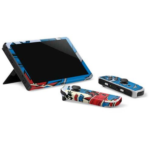 DC Comics Superman America's Hero Nintendo Switch OLED (2021) Skin