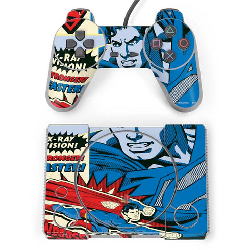 DC Comics Superman America's Hero PlayStation Classic Bundle Skin