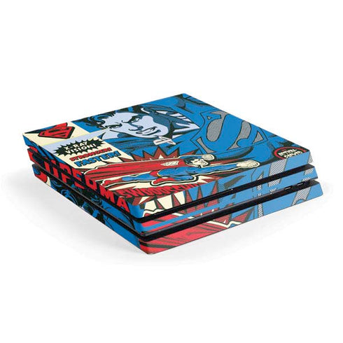 DC Comics Superman America's Hero PS4 Pro Console Skin