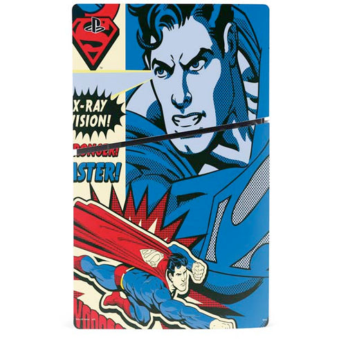 DC Comics Superman America's Hero PS5 Slim Disk Bundle Skin