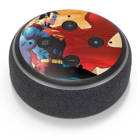 DC Comics Superman For Tomorrow Cover Art by Jim Lee Amazon Echo Dot Skin
