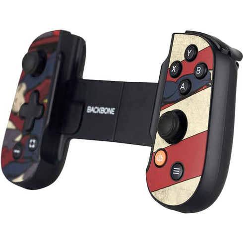 DC Comics Superman Vintage Pose American Flag Backbone One for iPhone Game Controller Skin